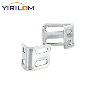 4 Holes Zinc Coated Half Plastic Covered Spring Clip for Sofa Furniture Hardware