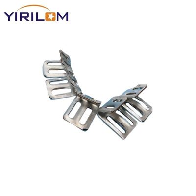 Customized 5 Holes Half Plastic Covered Zinc Coated Sofa Spring Clip for Furniture Hardware