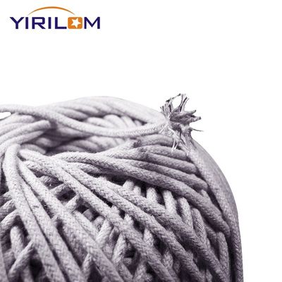 Good price China Row Material Manufacturer Cotton Ropes Custom 3mm Thick Grey Natural Craft Cotton Rope online
