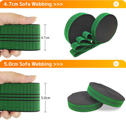 Sofa &amp; Chair Elastic Webbing Latex Band Furniture Repair DIY Upholstery Modification Couch Elasbelt Made Rubber PP PE Materials