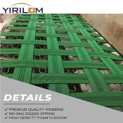Custom 50mm Width 1.5mm Thickness Sofa Webbing with 50% Stretch for Furniture Upholstery Rubber Tape