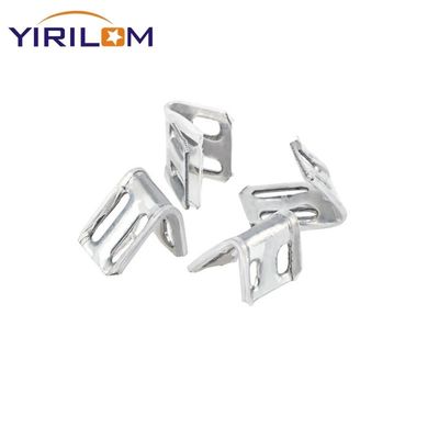 Zinc Coated 4 Hole Spring Clip for Sofa Making with Half Plastic Cover