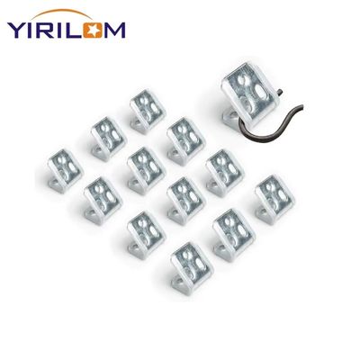OEM Quality 5 Holes Zinc Coated Half Plastic Covered Spring Clip for Sofa Furniture