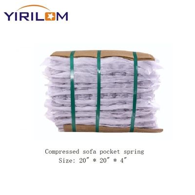 Row Material Customized Size And Shape Comfotale Pocket Coil Spring For Sofa Or Chair