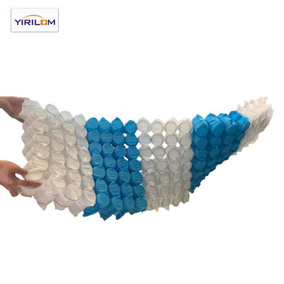 Customized 3/5/7 Zoned Partition Support Pocket Coil Springs For Furniture Mattress
