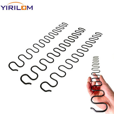 Customized Length High Carbon Steel Wire Zigzag Spring with Electroplating Surface Treatment for Sofa Seating