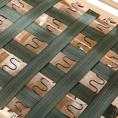 Black Zigzag Spring for Sofa Seating with Customized Arc Height 16-35mm Width and Electroplated Surface