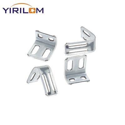 Half Plastic Covered 4-Hole Spring Clip with Zinc Coating for Firmly Hooking Snake-Shaped Sofa Springs