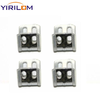Half Plastic Covered 4-Hole Spring Clip with Zinc Coating for Firmly Hooking Snake-Shaped Sofa Springs