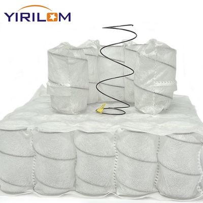 Compressed And Rolled Sofa Pocket Spring For Sofa Cushion With High Carbon Steel Wire And Woven Fabric