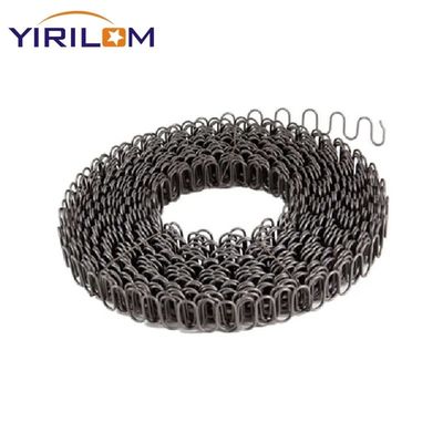 Custom 3.8mm Wire Diameter Zigzag Spring with Electroplating Surface Treatment for Sofa and Furniture