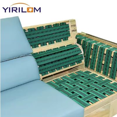 Polypropylene + Rubber Sofa Elastic Webbing with 50% Elongation and Customizable Width for Furniture Repair