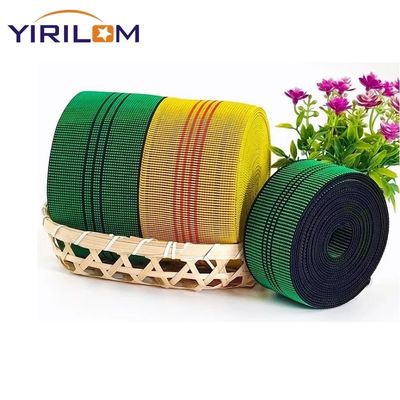 Polypropylene Rubber Sofa Webbing with 50m Length and 1.5mm Thickness for Furniture Elastic Webbing