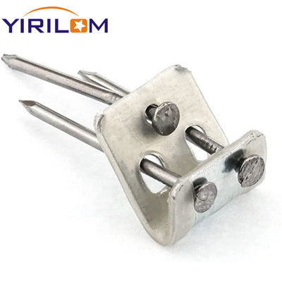 OEM 5 Holes Zinc Coated Half Plastic Covered Spring Clip for Sofa Furniture Hardware