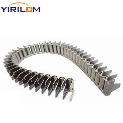 Galvanized Zinc Plated M65 Steel Strip Mattress Clip with 22mm Crown for Secure Mattress Assembly