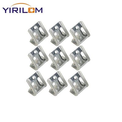4 Holes Zinc Coated Half Plastic Covered Spring Clip for Sofa Furniture Fixing