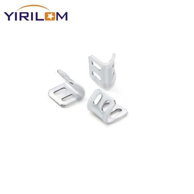 4 Holes Metal Spring Clips , Upholstery Clips For Furniture Spring Clips