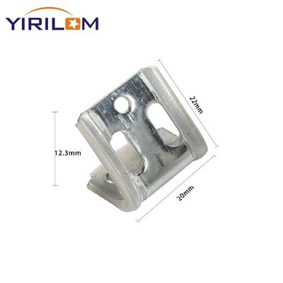 4 Holes Zinc Coated Half Plastic Covered Spring Clip for Upholstery and Furniture