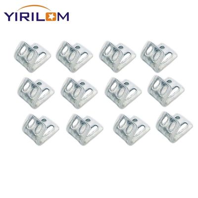4 Holes Zinc Coated Half Plastic Covered Spring Clip for Upholstery and Furniture
