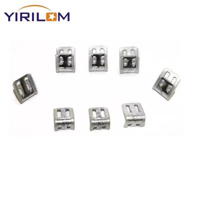 4-Hole Sofa Spring Clip Half Plastic Covered Zinc Coated Furniture Fastener for Sofa Hardware