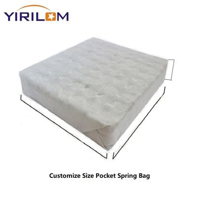 Size And Shape Customized Comfort Pocket Spring Coils For Sofa Cushion Support