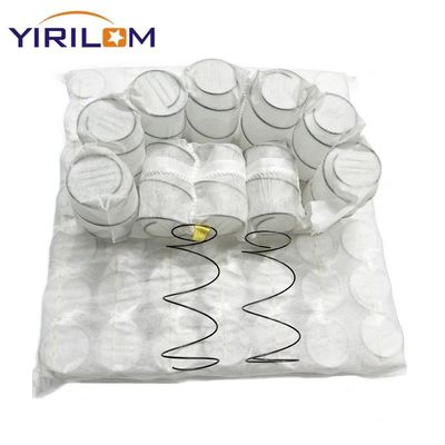 18*18*4 Inches High Carbon Steel With 80gsm Fabric Pocket Spring Coils For Sofa Cushion