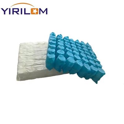 Customized White Or Blue 1.8 Mm Wire Diameter Elastic Pocket Spring Coils For Sofa Cushion