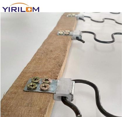 Durable 4-Hole Zinc Coated Spring Clip for Sofa with 0.8mm/1.0mm Thickness Furniture Hardware