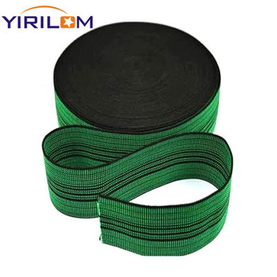 Polyester High Elasticity Sofa Webbing With Rubber For Furniture Repair And Elastic Band
