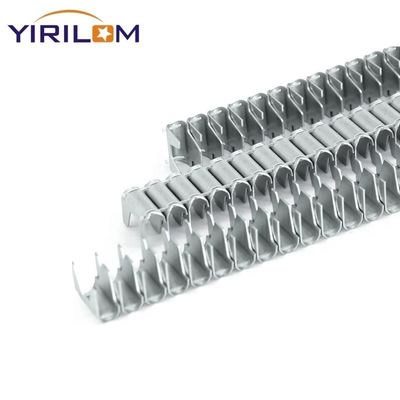 Wholesale Galvanized Zinc Stay Wire Clips with 22mm Crown for Sofa Springs - 6000pcs Packing