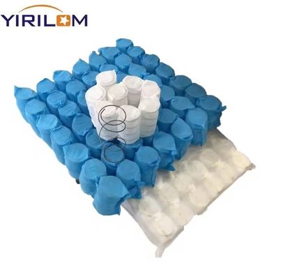 OEM White 4 Inches Height 2.0mm Coil Diameter Non Woven Fabric Cover Sofa Pocket Spring Coil Unit