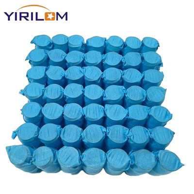 OEM White 4 Inches Height 2.0mm Coil Diameter Non Woven Fabric Cover Sofa Pocket Spring Coil Unit