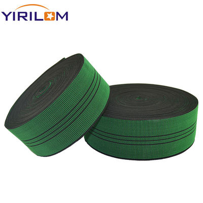 Polypropylene Rubber Tear-resistant Sofa Webbing with 50% Stretch for Furniture Repair