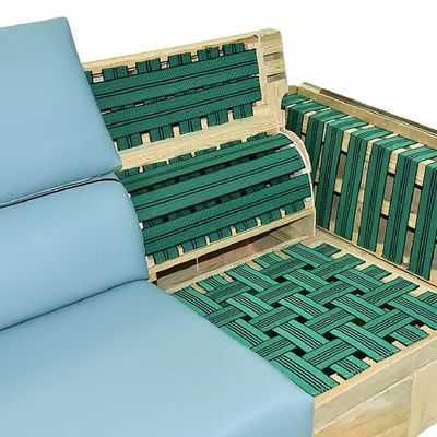 50mm Width Polypropylene Latex Sofa Elastic For Upholstery Webbing Tape