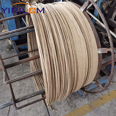 High-carbon steel paper covered fixing wire with 3-layer spiral wrapping for sofa furniture in 500m roll