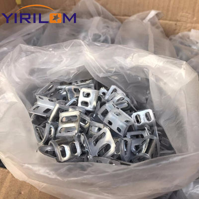 Zinc Coated 4-Hole High-Carbon Steel Spring Clip for Sofa Frame Maintenance and Zigzag Spring Fixing