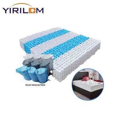 Customized Mattress 5 Zoned Pocket Coil Spring Unit For Mattress