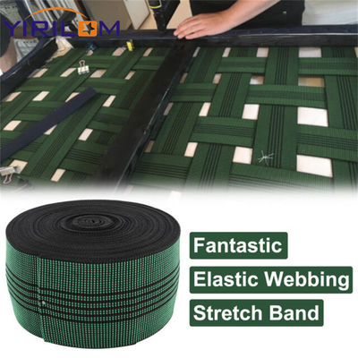 High Moisture Resistance Customized Color 50% Elongation Sofa Webbing for Furniture Support