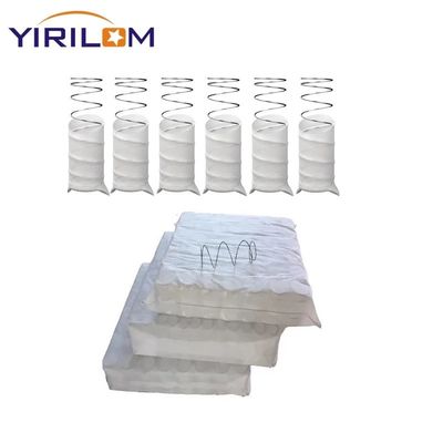 Customized 1.8mm 2.0mm Steel Wire Sofa Pocket Spring Unit For Sofa With Woven Fabric And Individual Pocket Design