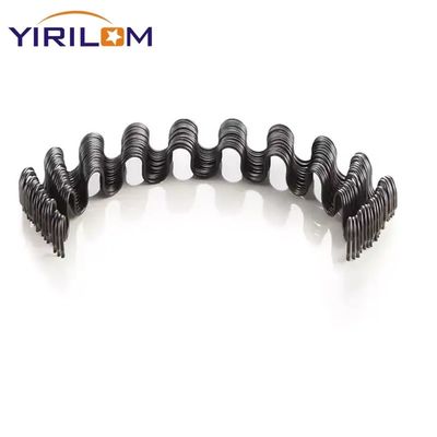 Customized Black 4.0mm Wire Diameter Zig Zag Spring For Bed Sofa Or Chair