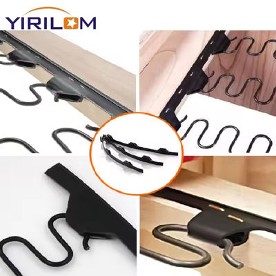 Direct Factory Furniture Sofa Frame Fasten Plastic Fixing Clip Strip For Zigzag Springs