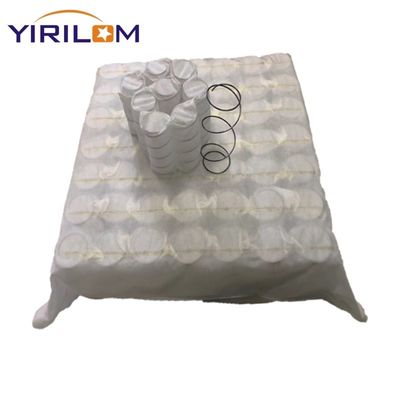 White Roll Non Woven Fabric Packed Pocket Spring Unit For Sofa Cushion