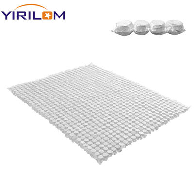 Factory Supply Full Sizes White Blue Mattress Coiled Steel Pocket Spring Style