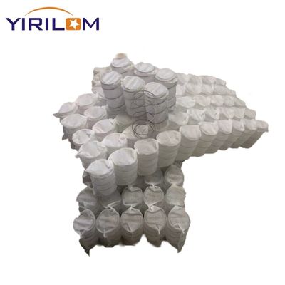 0.9mm-1.2mm Steel Wire Pocket Spring with Hypoallergenic Non Woven Fabric and 6-25cm Height for Luxury Pillows