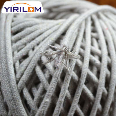 Factory Wholesale Smooth and Knot Free 4 5 6mm Rolling Edge Strip Cotton Rope for Sofa Edge
