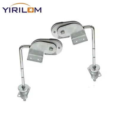 Wholesale Furniture Connector Sofa Hinge Adjustable Armrest Mechanism Silver Iron Sofa Headrest Hinge