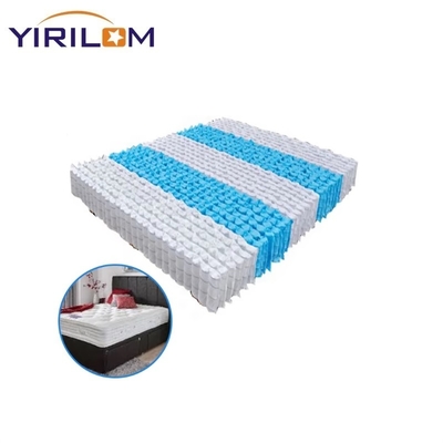 King Size Pocket Spring Mattress Unit 1.8mm Steel Wire 5.5 Turns