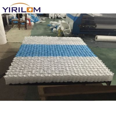 Customized Size High Carbon Steel Wire Pocket Spring Unit with Non-Woven Fabric for Mattress
