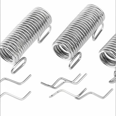 Galvanized Zinc Stay Wire Clip with U-Shaped Design and 22mm Crown for Mattress and Upholstery Repair