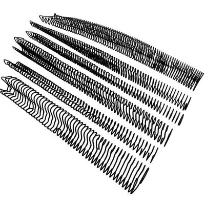 High Carbon Steel Wire Zigzag Spring for Sofa with Customized Length and Electro-Galvanized Finish